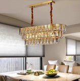 Classic Rectangular Crystal Chandelier | Posh Series