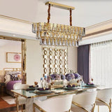 Classic Rectangular Crystal Chandelier | Posh Series