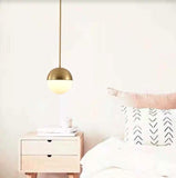 Vilmar White and Gold Pendant Light | Urban Series