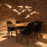 Artistic Tree Branch Pendant Light | Meeting Table