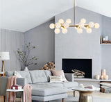 Leconic Gold Round-shaped LED Pendant Light | Dining Hall