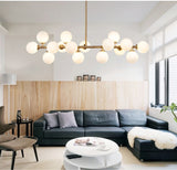 Leconic Gold Round-shaped LED Pendant Light | Dining Hall