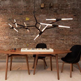 Artistic Tree Branch Pendant Light | Meeting Table
