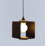 Loha Square Chrome Pendant Light | Modern design