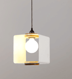 Loha Square Chrome Pendant Light | Modern design