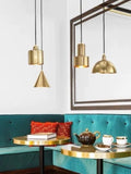 Vintage Cylinder - shaped Pendant Light | Brass Series