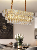 Classic Rectangular Crystal Chandelier | Posh Series