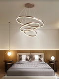 Riviera Modern 3 - Rings Chrome Chandelier | Designer Series