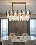 Cordelia Rectangle Crystal Chandelier | Luxury Series