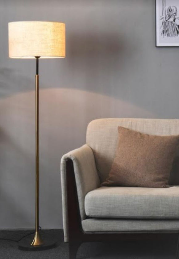 Jacob Gold and Black Floor Lamp | New Arrival