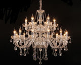 Ashley 15 Arms Crystal Chandelier | Classic Series