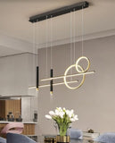 Merlina Black Gold Modern LED pendant Lamp | Modern Series
