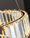 Lowell 2 - Rings Gold Crystal Pendant Light | Luxury Series