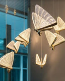 Butterfly Gold LED Pendant Light | Luxury Series
