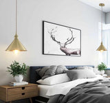 Vintage Pyramid - shaped Pendant Light | Brass Series