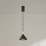 CONICAL DINETTE DROP PENDANT METAL