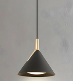 CONICAL DINETTE DROP PENDANT METAL