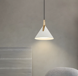 CONICAL DINETTE DROP PENDANT METAL