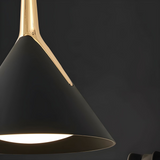 CONICAL DINETTE DROP PENDANT METAL