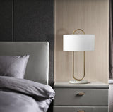 Goro Gold Oval Table Lamp | Designer Series