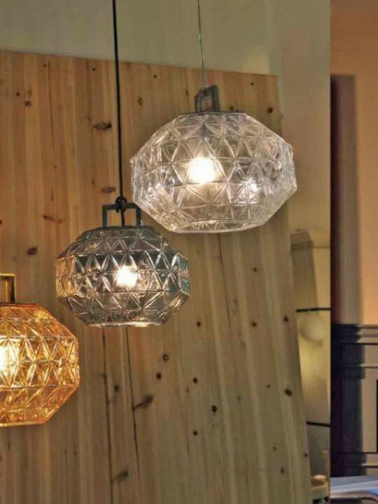 Fancy Glass Pendant Lamp | Modern Light