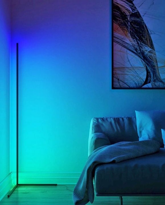Beaser Black LED Floor Lamp | Minimalist Series
