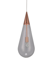 Rose Gold Pendant Lamp | Chrome Design