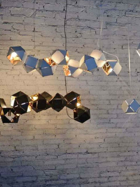 Elegant Black & Gold Pendant Light | Modern Design