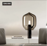 Giuva Black Glass LED Table Lamp | Modern Design