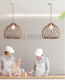 Licco Wooden Pendant Lamp | Cafe Design