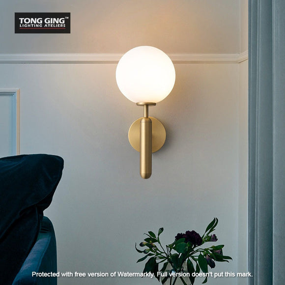 Lees Gold Ball Wall Light | Urban Series