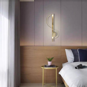 Infinity Gold Wall Lamp | Posh Series