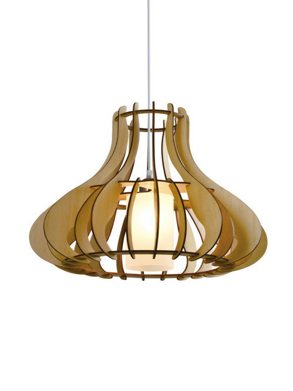 Wooden Pendant Lamp | Living Hall