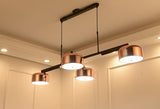 Rose Gold Pendant Lamp | Chrome Design