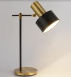 Klas Black and Gold Sconce Table Lamp | New Arrival