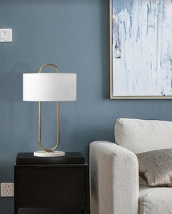 Goro Gold Oval Table Lamp | Designer Series