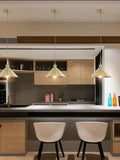 Vintage Pyramid - shaped Pendant Light | Brass Series