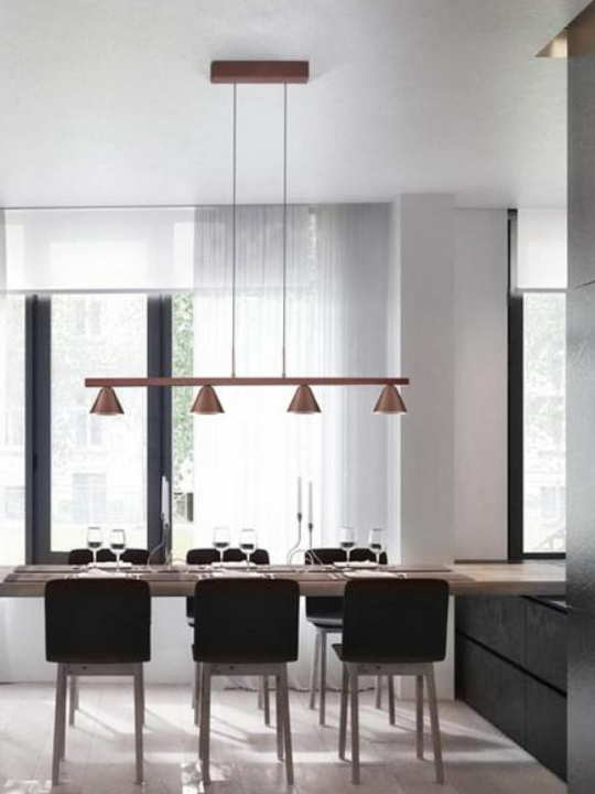 Trendy LED Pendant Light | Dining Hall