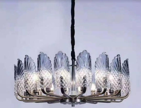Greyish Blue North America Chandelier | Classic Series (16 Bulbs)