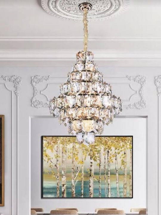 Elegant Multi-layer Crystal Chandelier | Designer Series