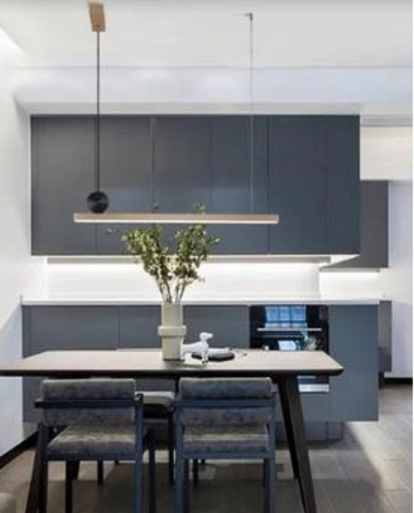 Wooden Rectangular Pendant Light | Minimalist Series