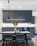 Wooden Rectangular Pendant Light | Minimalist Series