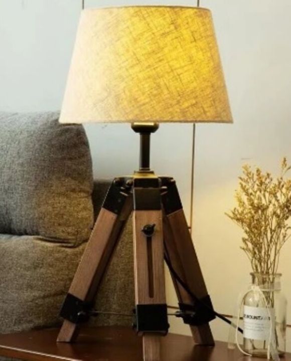 Tripod Wooden Leg Table Lamp | New Arrival