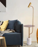 Gold and Marble Floor Lamp | Oriental Series