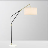 Haric Black and Gold Steel Floor Lamp | Stylish Series