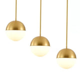 Vilmar White and Gold Pendant Light | Urban Series