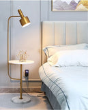 Barats Gold and White Marble Floor Lamp | Modern Series