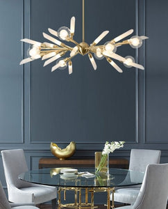 Borg 24 Heads Gold Pendant Lamp | Trendy Series