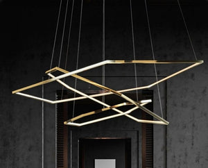 Vexana Gold 3 Hexagons Pendant Lamp | New Arrival