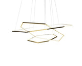 Vexana Gold 3 Hexagons Pendant Lamp | New Arrival